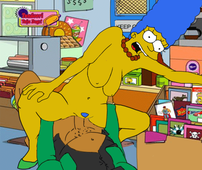 Сотня порно GIF анимаций из Симпсонов.