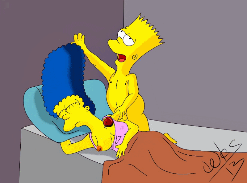 Порно Симпсоны Барт Гиф.