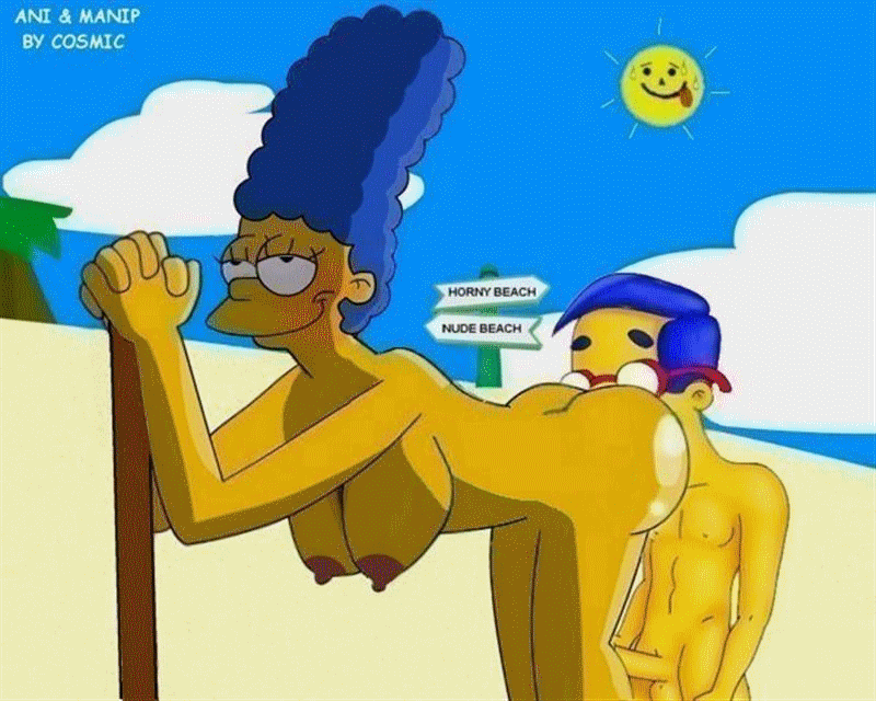 Hundred Porno GIF Animations from The Simpsons.
